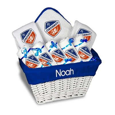 Infant White FC Cincinnati Personalized Gift Basket