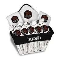 Infant White Houston Dynamo FC Personalized Gift Basket
