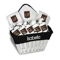 Infant White LAFC Personalized Large Gift Basket