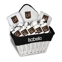 Infant White LAFC Personalized Large Gift Basket