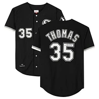 Frank Thomas Black Chicago White Sox Autographed Mitchell & Ness Authentic Jersey