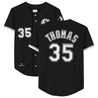 Frank Thomas Black Chicago White Sox Autographed Mitchell & Ness Authentic Jersey with "HOF 2014" Inscription