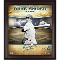 Duke Snider Los Angeles Dodgers Framed 15" x 17" Hall of Fame Career Profile