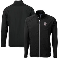 Men's Cutter & Buck Mississippi State Bulldogs Adapt Eco Knit Hybrid Recycled Big Tall Full-Zip Jacket