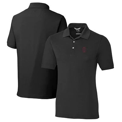 Men's Cutter & Buck Southern Illinois Salukis Vault Advantage Tri-Blend Pique Big Tall Polo