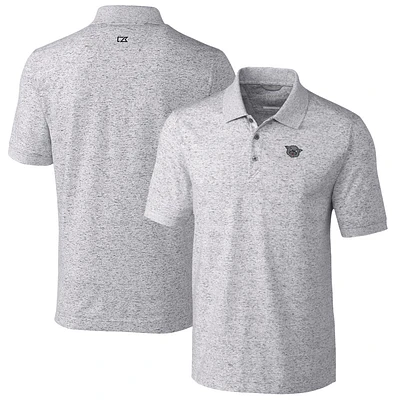 Men's Cutter & Buck Steel Cincinnati Bearcats Vault Advantage Tri-Blend Space Dye Big Tall Polo