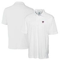 Men's Cutter & Buck White ECU Pirates Big & Tall DryTec Genre Textured Solid Polo