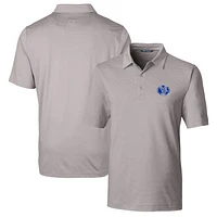 Men's Cutter & Buck Gray Air Force Falcons Big Tall Forge Pencil Stripe Stretch Polo
