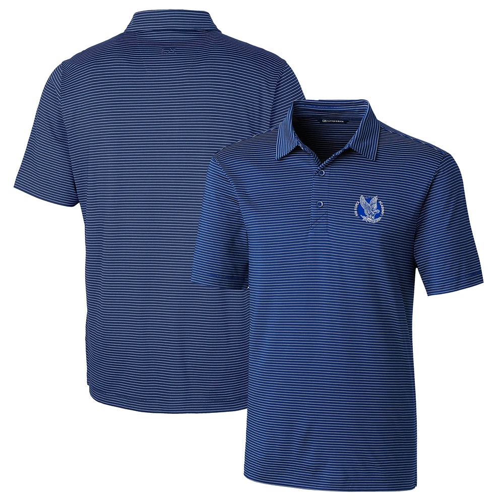 Men's Cutter & Buck Royal Air Force Falcons Big Tall Forge Pencil Stripe Stretch Polo