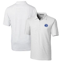 Men's Cutter & Buck Air Force Falcons Big Tall Forge Pencil Stripe Stretch Polo