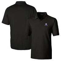 Men's Cutter & Buck Northwestern Wildcats Big Tall Forge Pencil Stripe Stretch Polo