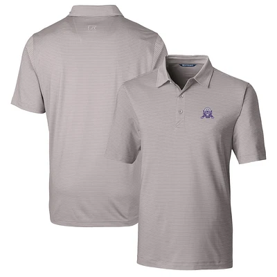 Men's Cutter & Buck Northwestern Wildcats Big Tall Forge Pencil Stripe Stretch Polo