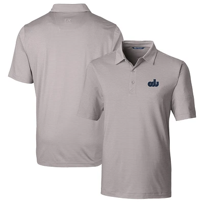 Men's Cutter & Buck Gray Old Dominion Monarchs Big Tall Forge Pencil Stripe Stretch Polo