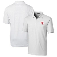 Men's Cutter & Buck White Western Kentucky Hilltoppers Big Tall Forge Pencil Stripe Stretch Polo