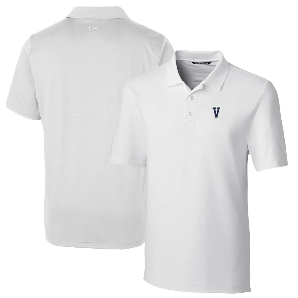 Men's Cutter & Buck White Villanova Wildcats Logo Big Tall Forge Stretch Polo