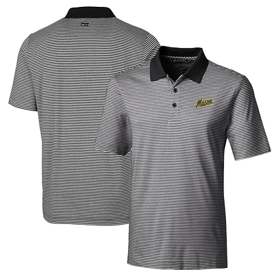 Men's Cutter & Buck George Mason Patriots Big Tall Forge Tonal Stripe Stretch Polo