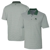 Men's Cutter & Buck Green Portland State Vikings Big Tall Forge Tonal Stripe Stretch Polo