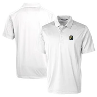 Men's Cutter & Buck White FIU Panthers Team Logo Big Tall Prospect Textured Stretch Polo