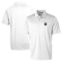 Men's Cutter & Buck White FIU Panthers Team Logo Big Tall Prospect Textured Stretch Polo