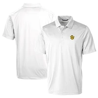 Men's Cutter & Buck White Missouri Tigers Team Logo Big Tall Prospect Textured Stretch Polo