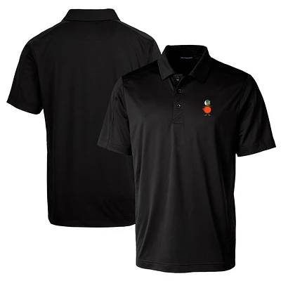 Men's Cutter & Buck Black UCF Knights Team Logo Big Tall Prospect Textured Stretch Polo