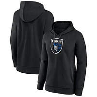 Women's Black San Jose Earthquakes Official Logo Pullover Hoodie