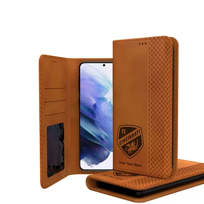 FC Cincinnati Personalized Burn Design Galaxy Folio Case