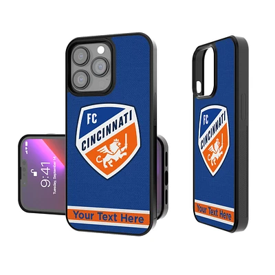 FC Cincinnati Personalized Stripe Design iPhone Bump Case