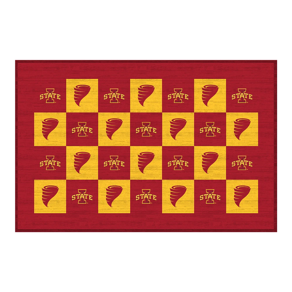 Iowa State Cyclones 30'' x 46'' Checkerboard Floor Mat