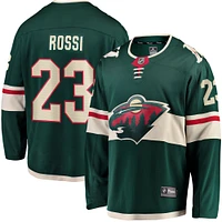 Men's Fanatics Marco Rossi Green Minnesota Wild Home Breakaway Player Jersey