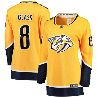 Women's Fanatics Cody Glass Gold Nashville Predators Home Breakaway Player Jersey