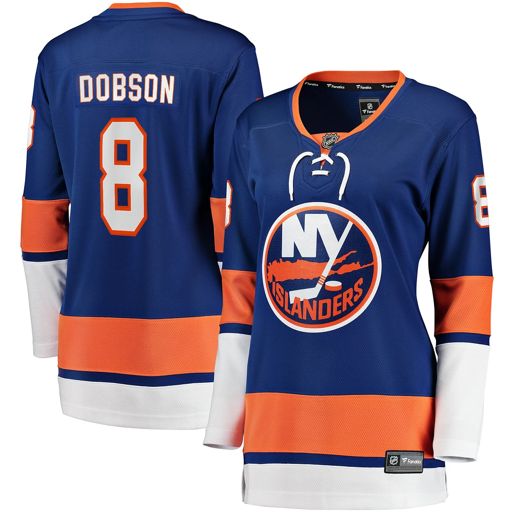 Women's Fanatics Noah Dobson Royal New York Islanders Home Breakaway Player Jersey