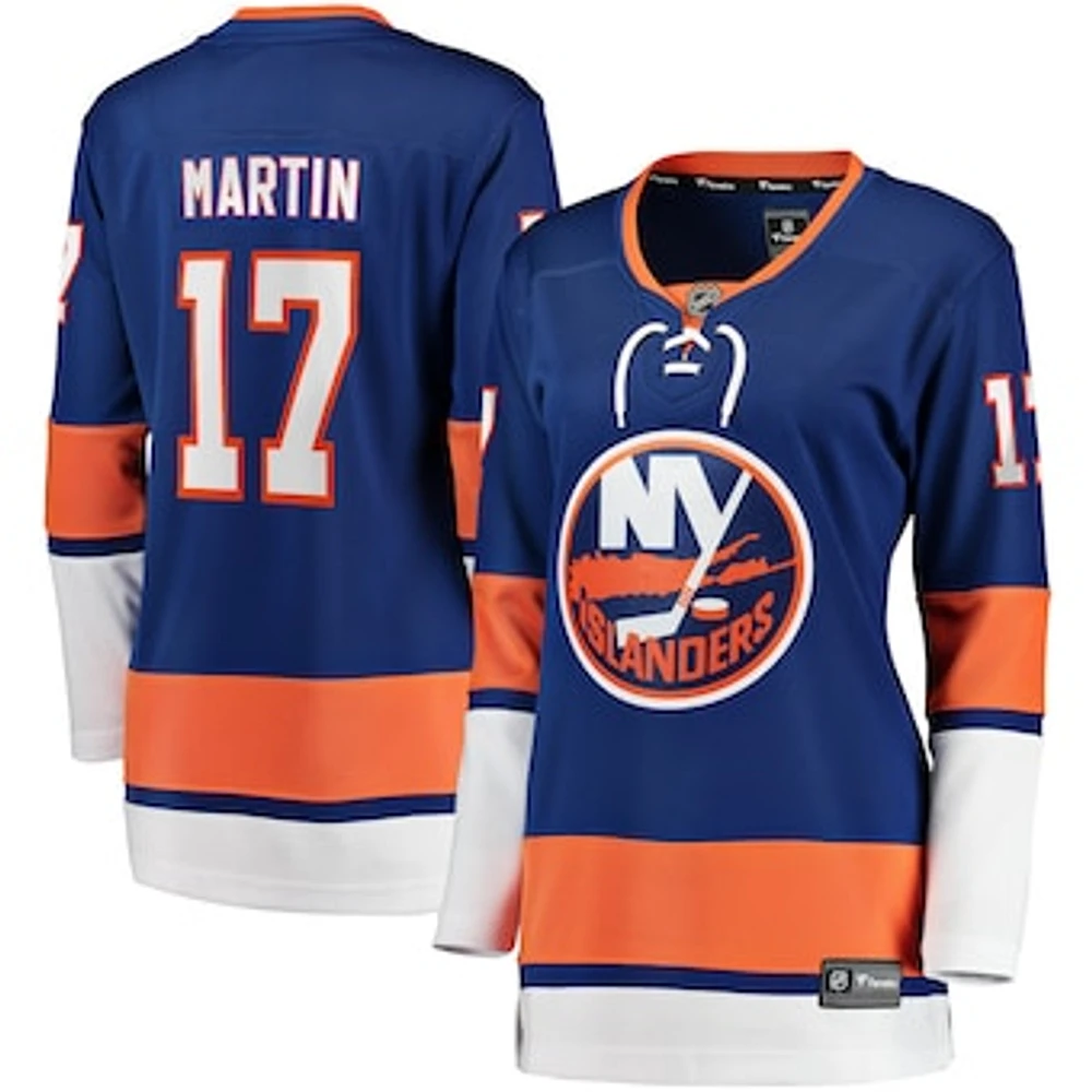 Women's Fanatics Matt Martin Royal New York Islanders Home Team Breakaway Player Jersey