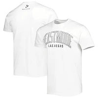 Men's White Beast Mode Logo Collegiate T-Shirt