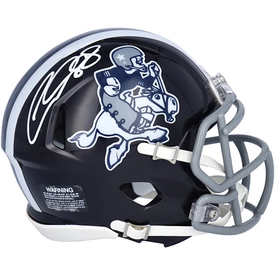 CeeDee Lamb Dallas Cowboys Autographed Riddell Cowboy Joe Speed Mini Helmet