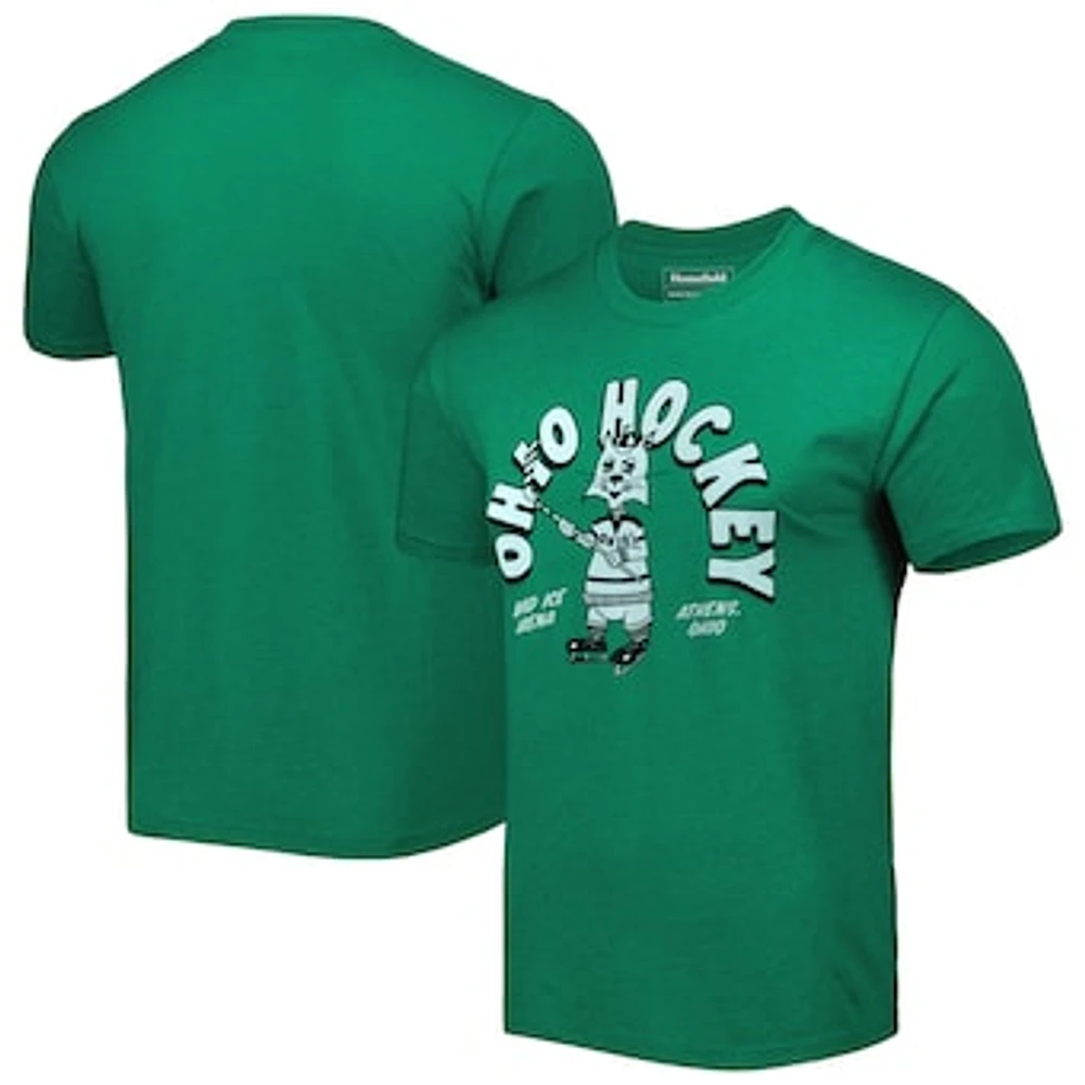 Men's Homefield Green Ohio Bobcats Hockey T-Shirt