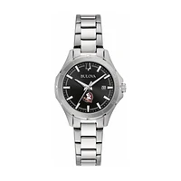 Women's Bulova Black Florida State Seminoles Stainless Steel Sport Classic Watch