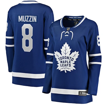 Women's Fanatics Jake Muzzin Blue Toronto Maple Leafs Home Breakaway Player Jersey