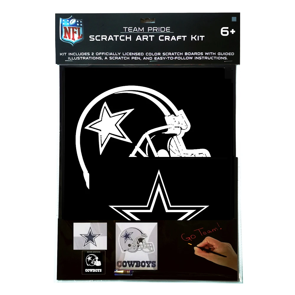 Dallas Cowboys Team Pride Scratch Art Craft Kit