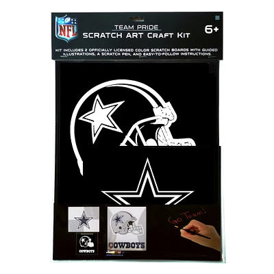Dallas Cowboys Team Pride Scratch Art Craft Kit