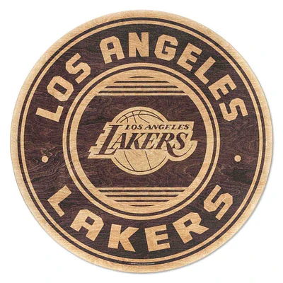 Los Angeles Lakers 23'' x 23'' Circle Logo Wood Sign