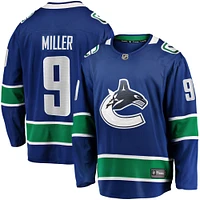 Men's Fanatics J.T. Miller Blue Vancouver Canucks Home Breakaway Player - Jersey