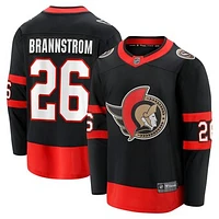 Men's Fanatics Erik Brannstrom Black Ottawa Senators Home Breakaway Player - Jersey