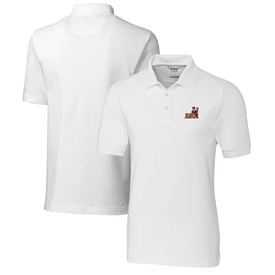 Men's Cutter & Buck Arizona State Sun Devils Advantage Tri-Blend DryTec Pique Polo