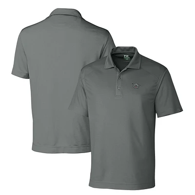 Men's Cutter & Buck Steel Cincinnati Bearcats DryTec Genre Textured Solid Polo