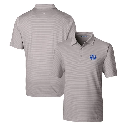 Men's Cutter & Buck Air Force Falcons Forge Pencil Stripe Stretch Polo