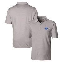 Men's Cutter & Buck Air Force Falcons Forge Pencil Stripe Stretch Polo