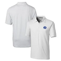 Men's Cutter & Buck Air Force Falcons Forge Pencil Stripe Stretch Polo