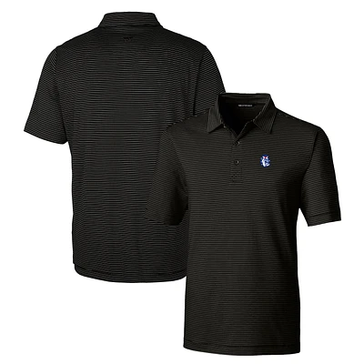 Men's Cutter & Buck Fresno State Bulldogs Forge Pencil Stripe Stretch Polo