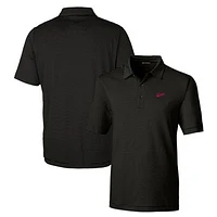 Men's Cutter & Buck New Mexico State Aggies Forge Pencil Stripe Stretch Polo
